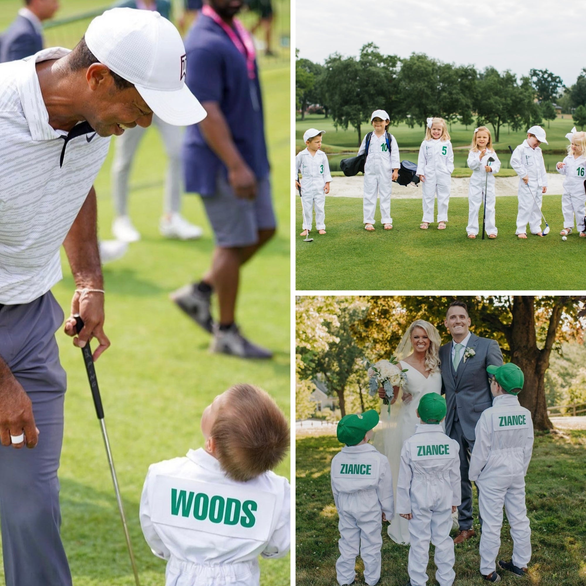 Kids Custom Caddie Uniform With Name, Number and Logo