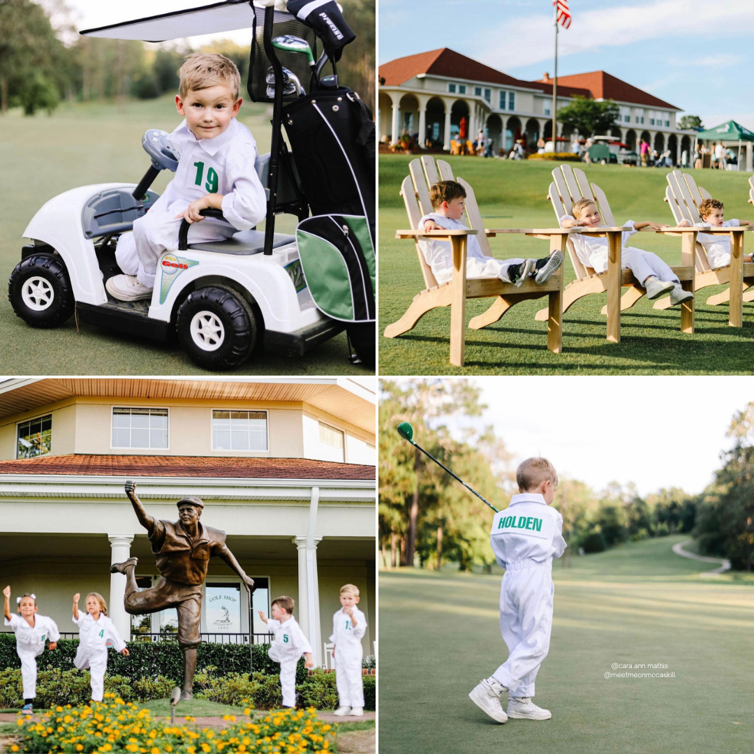 Kids Custom Caddie Uniform With Name, Number and Logo
