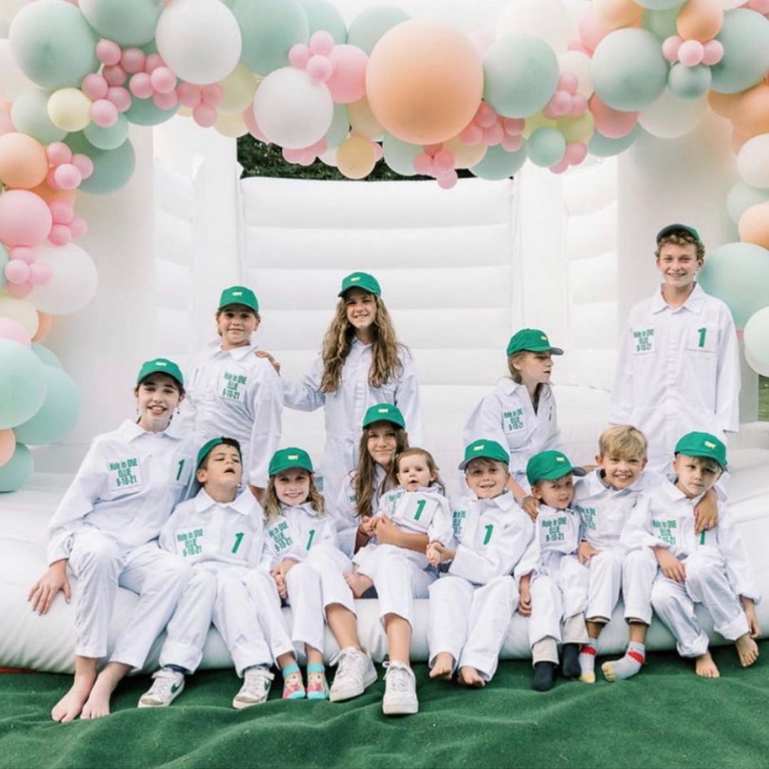 Kids Custom Caddie Uniform With Name, Number and Logo