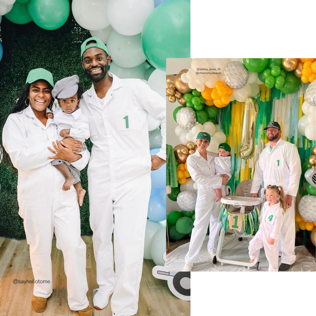 Kids Custom Caddie Uniform With Name, Number and Logo