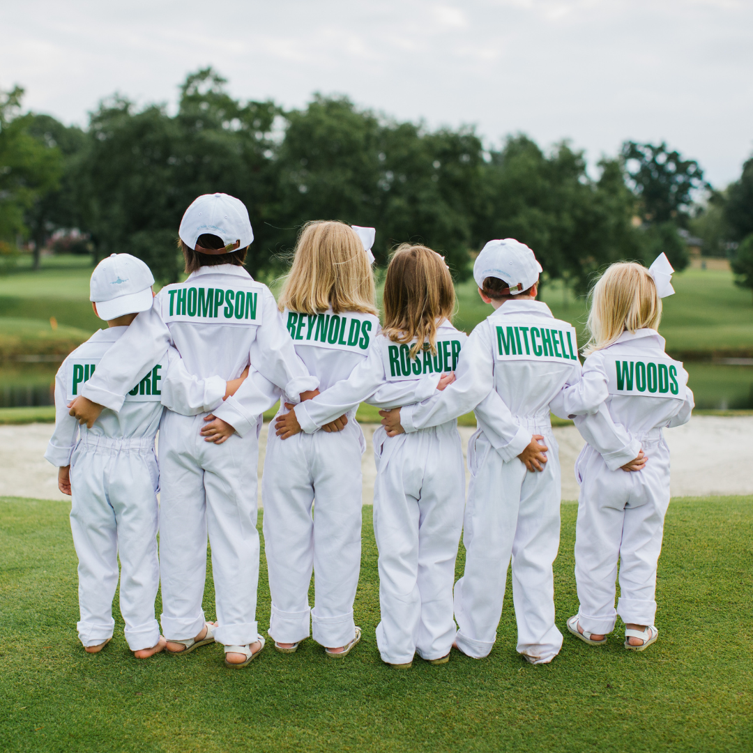 Kids Custom Caddie Uniform With Name, Number and Logo
