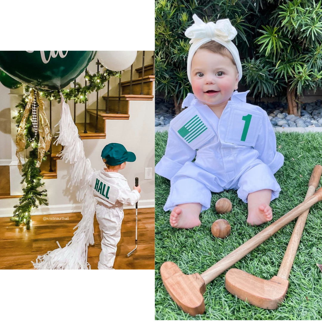 Kids Custom Caddie Uniform With Name, Number and Logo