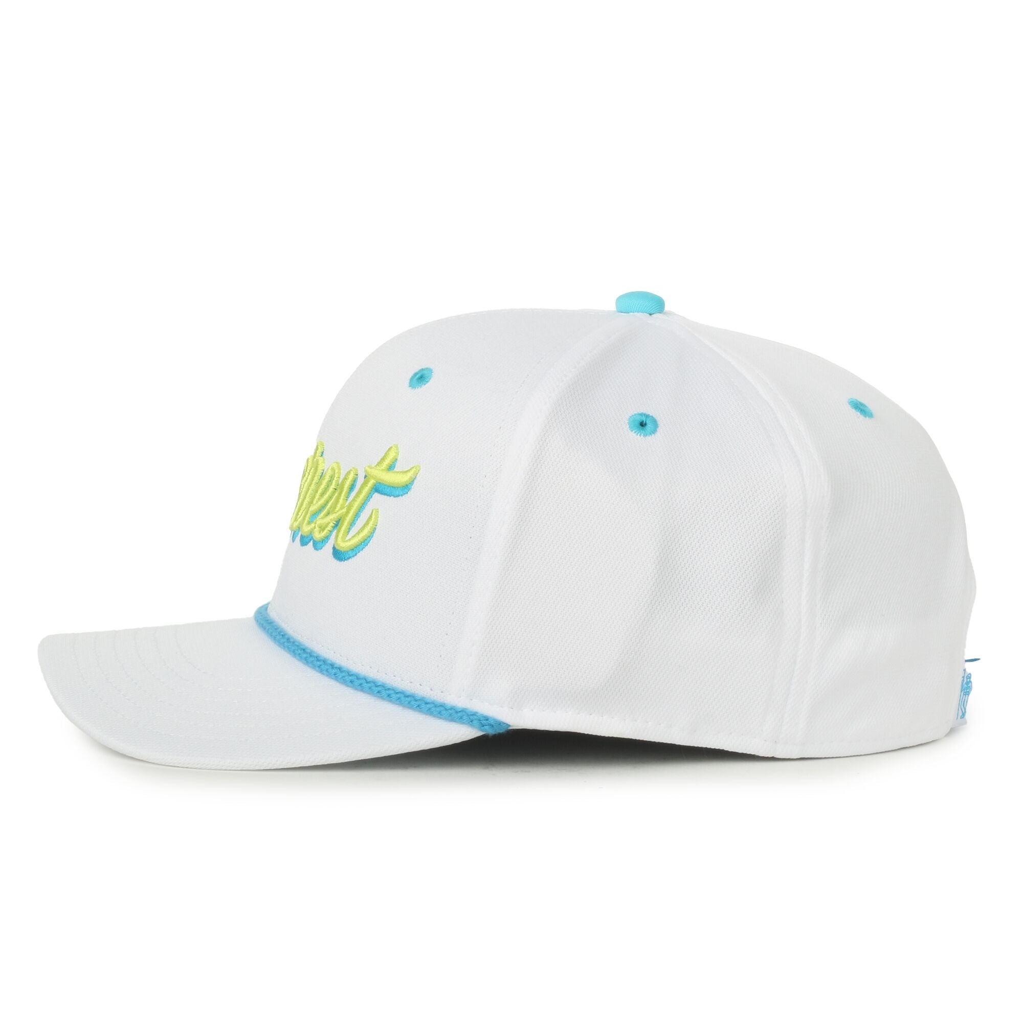 30A Seacrest Beach White/Multi Rope Script Hat