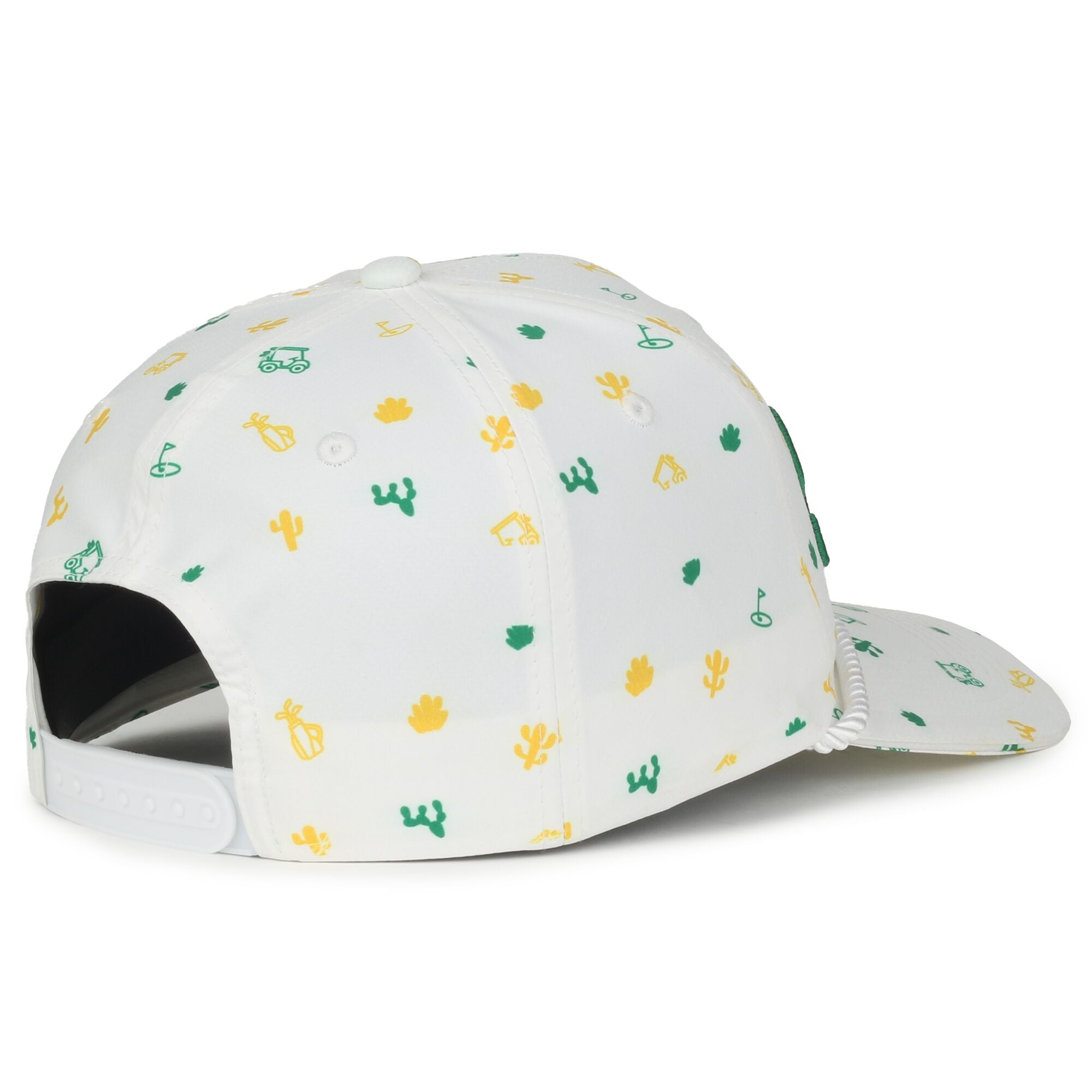 Scottsdale White Golf Hat with Logos