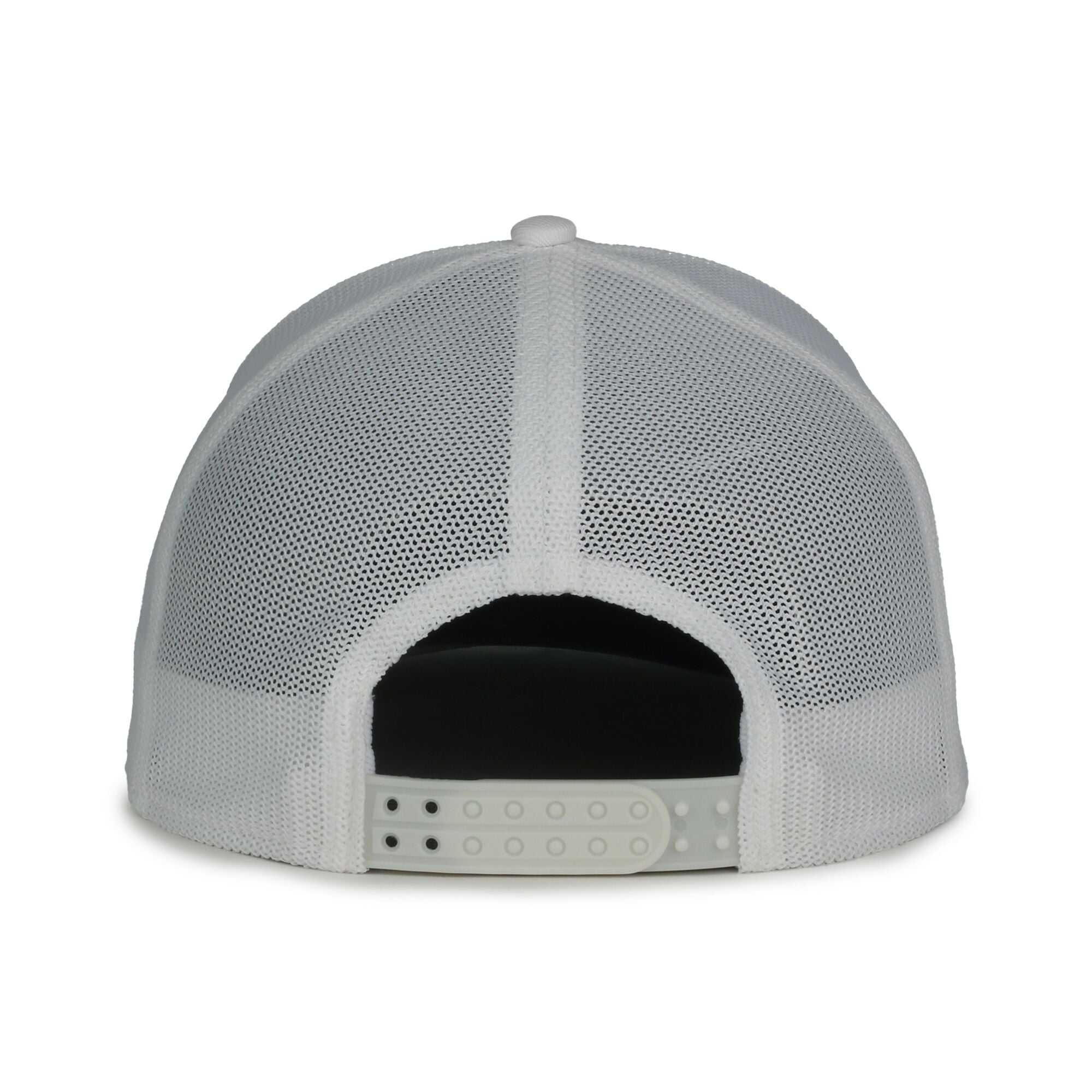 Scottsdale White Golf Hat with Green Letters