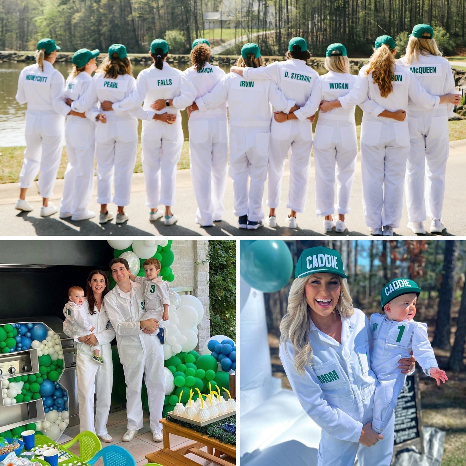 Adult Custom Caddie Uniform With Name, Number and Logo