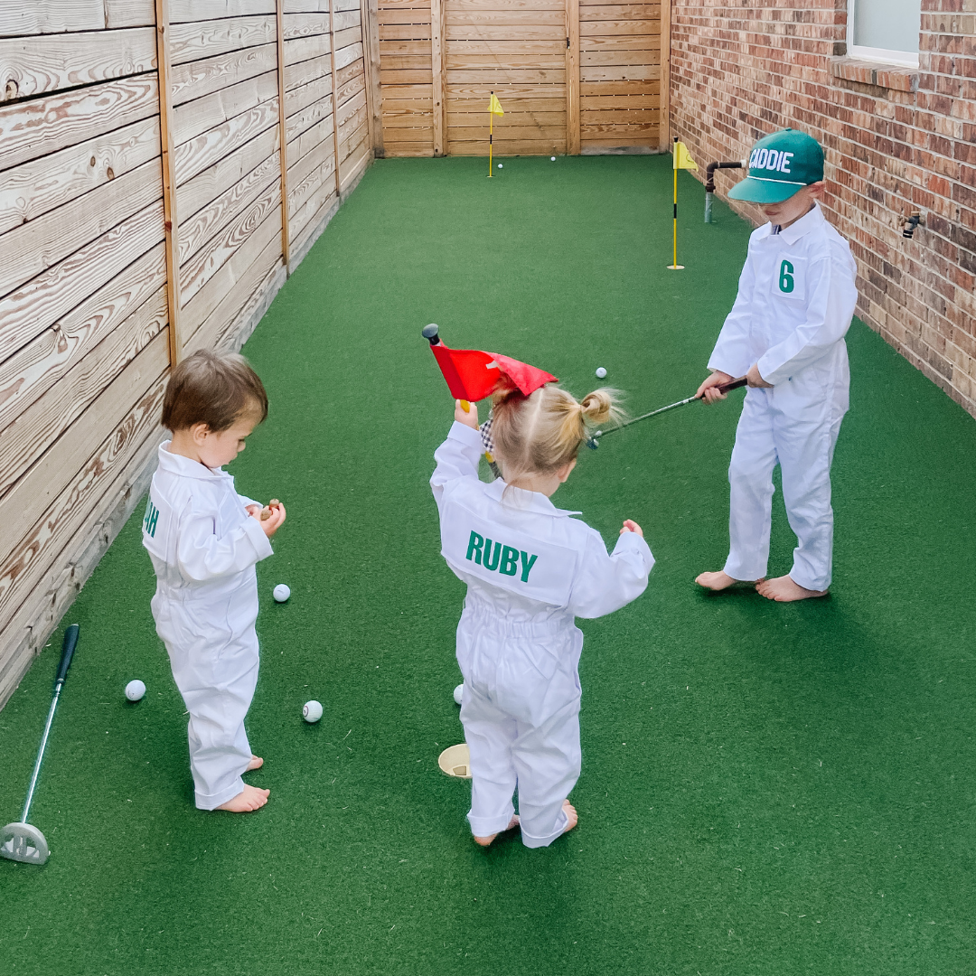 Kids Custom Caddie Uniform With Name, Number and Logo