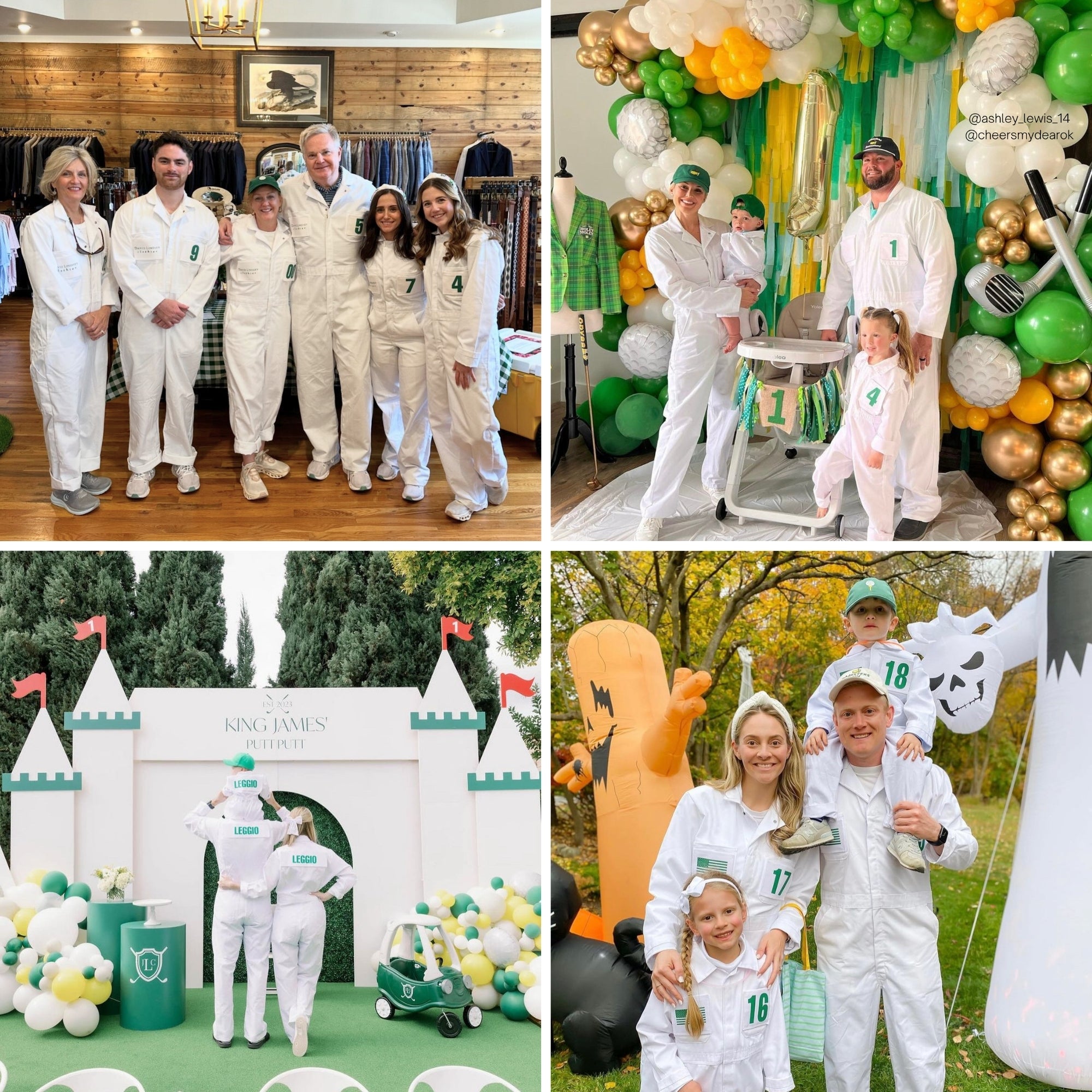 Adult Custom Caddie Uniform With Name, Number and Logo