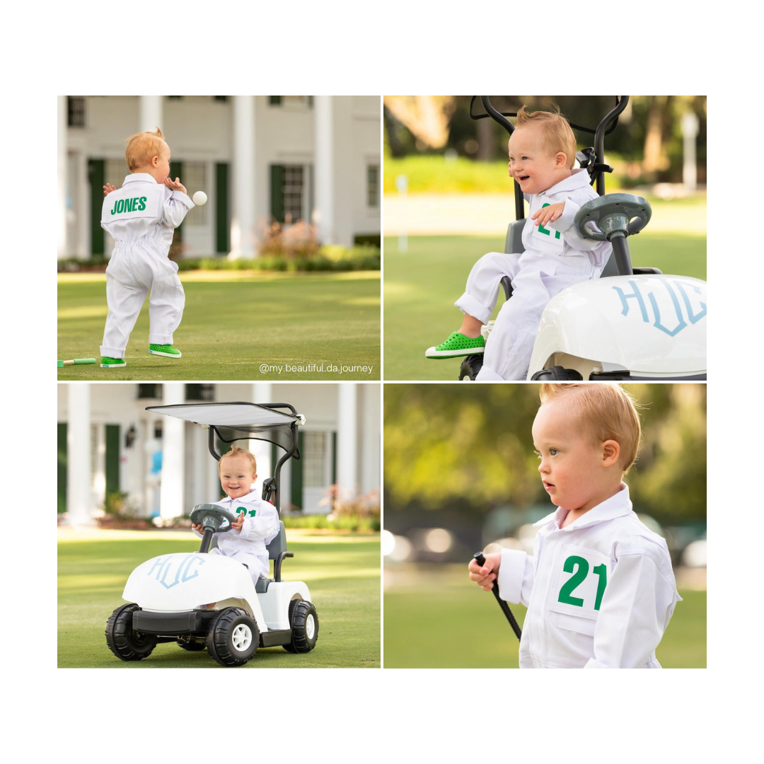 Kids Custom Caddie Uniform With Name, Number and Logo