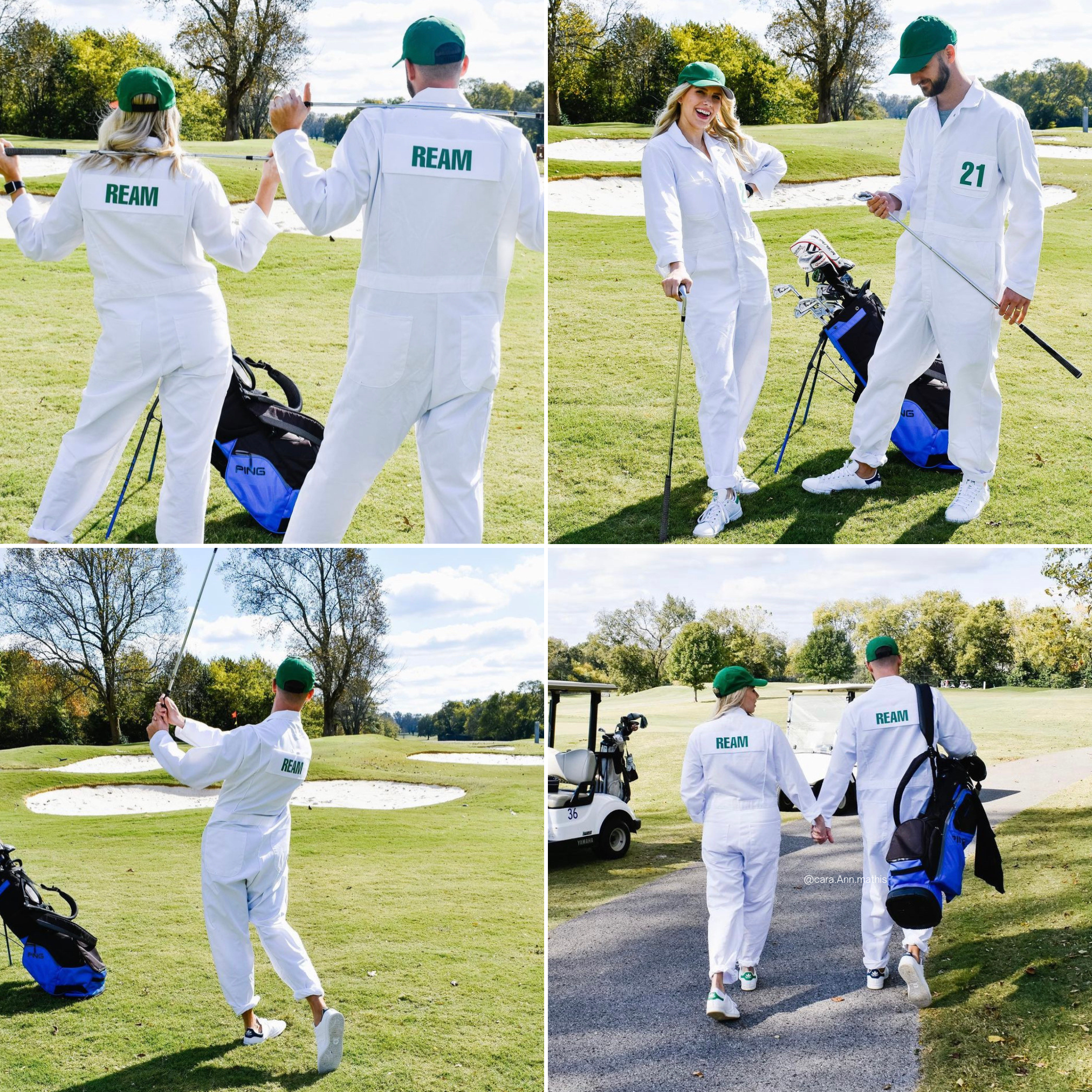 Adult Custom Caddie Uniform With Name, Number and Logo