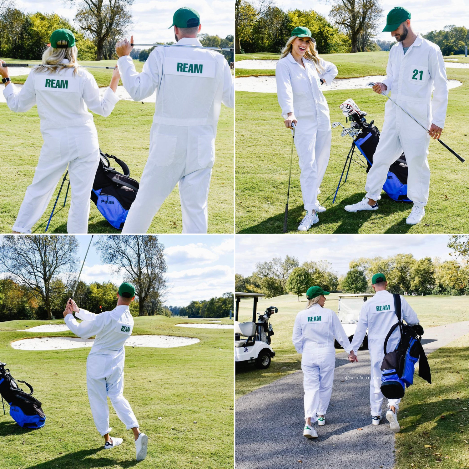 Adult Custom Caddie Uniform With Name, Number and Logo