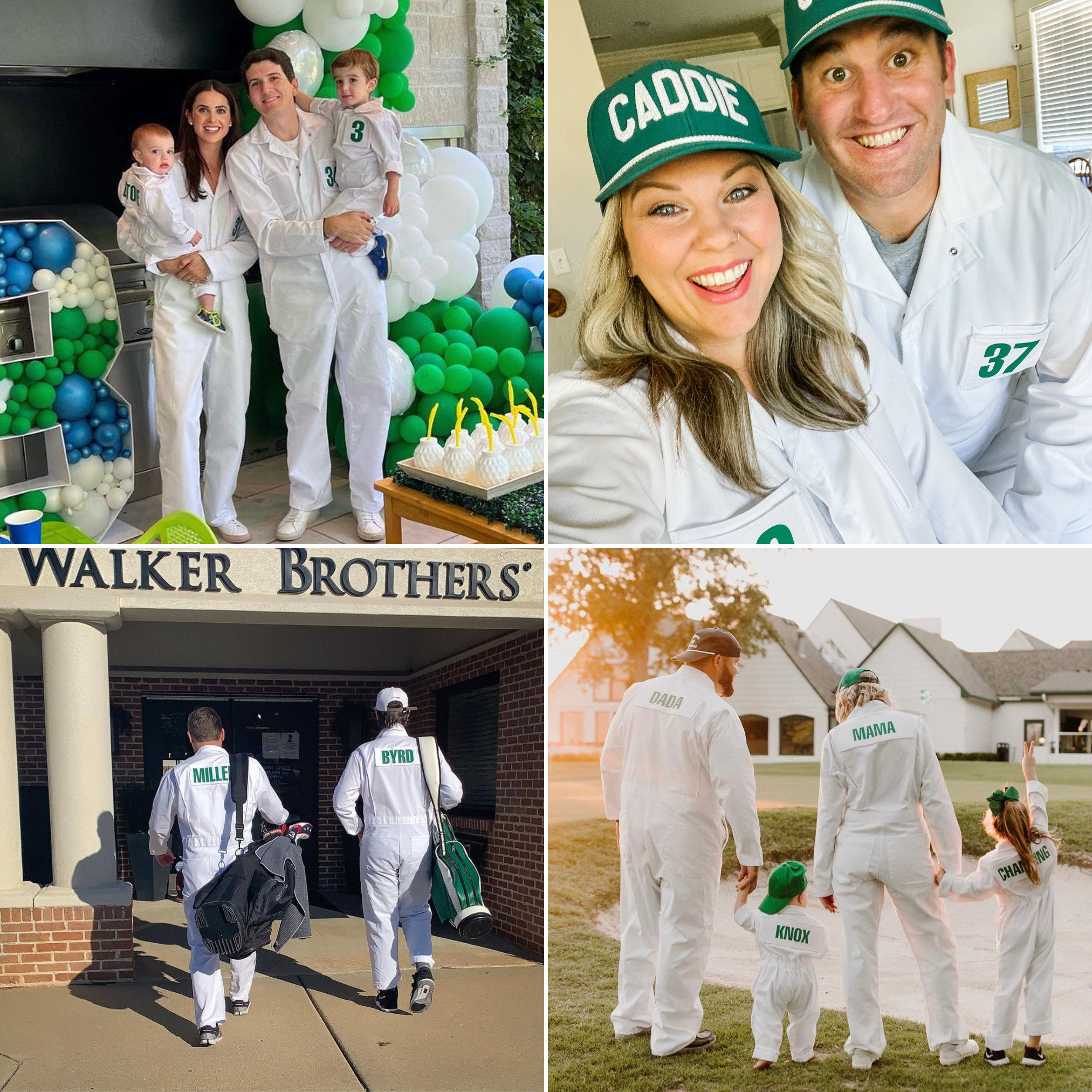 Adult Custom Caddie Uniform With Name, Number and Logo