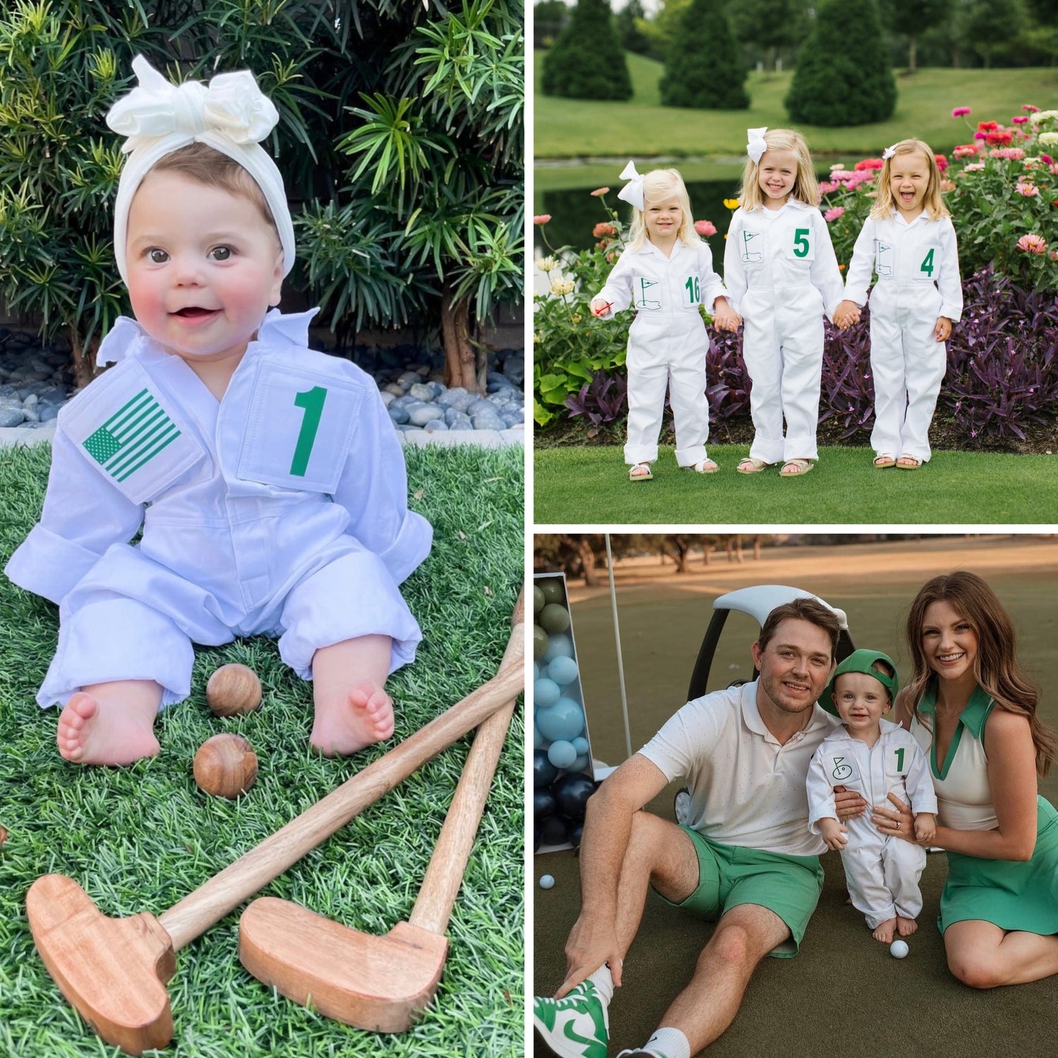 Kids Custom Caddie Uniform With Name, Number and Logo