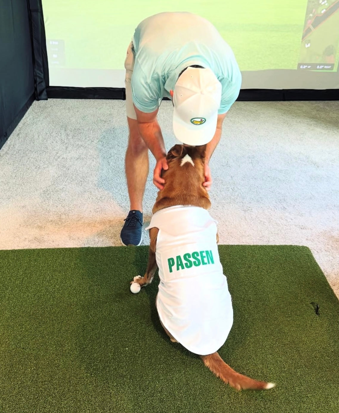 Dog Caddie Bib with Custom Name