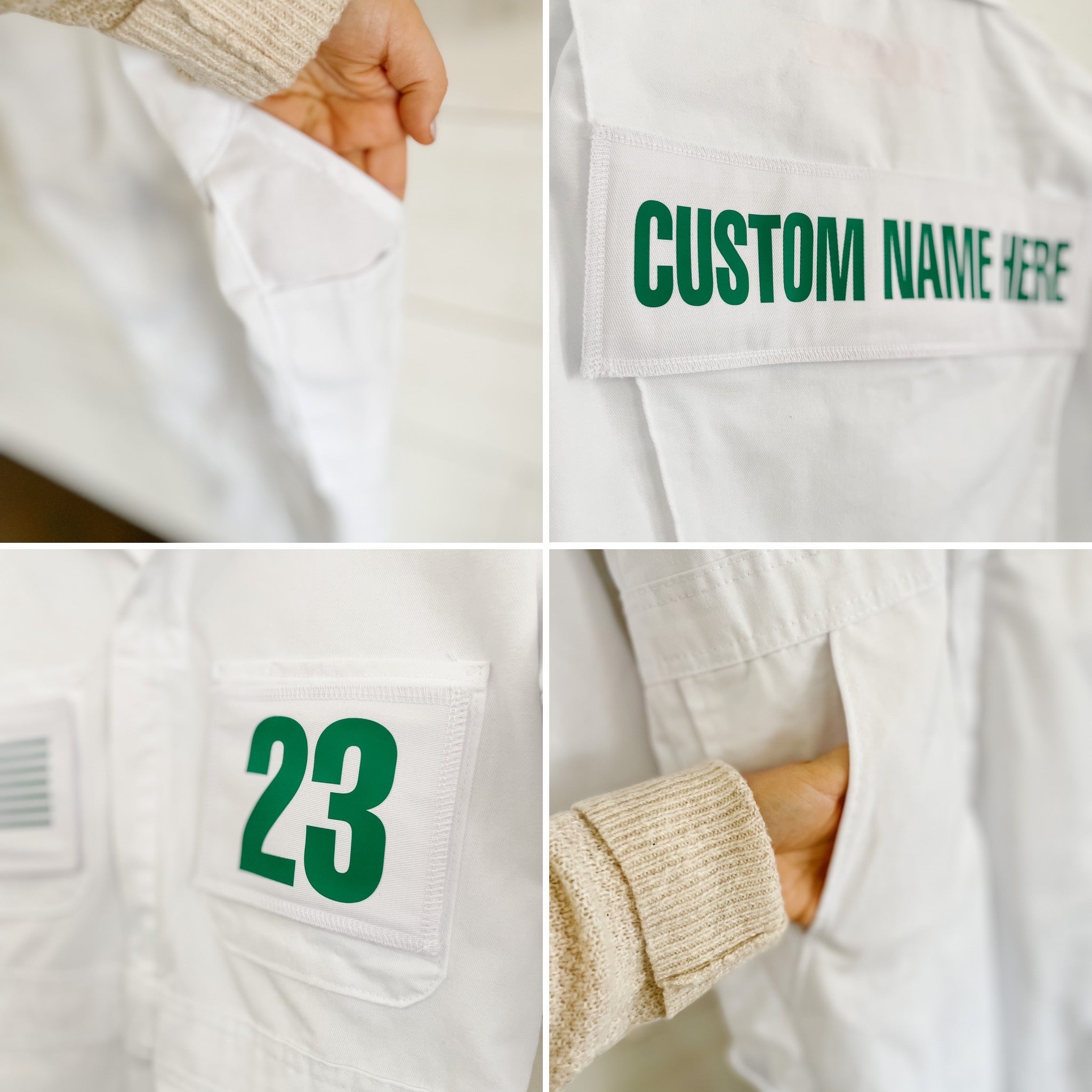 Adult Custom Caddie Uniform With Name, Number and Logo