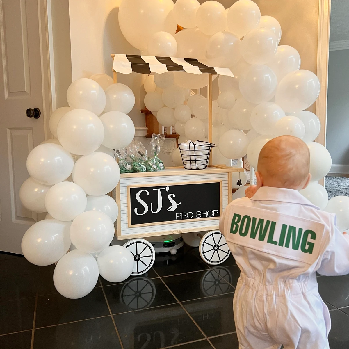 The Secret to a Stylish Birthday Party? Caddie Uniforms.