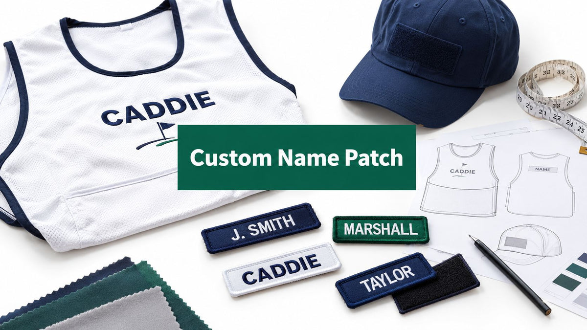 Custom Velcro Name Patch Guide for Caddie Uniforms