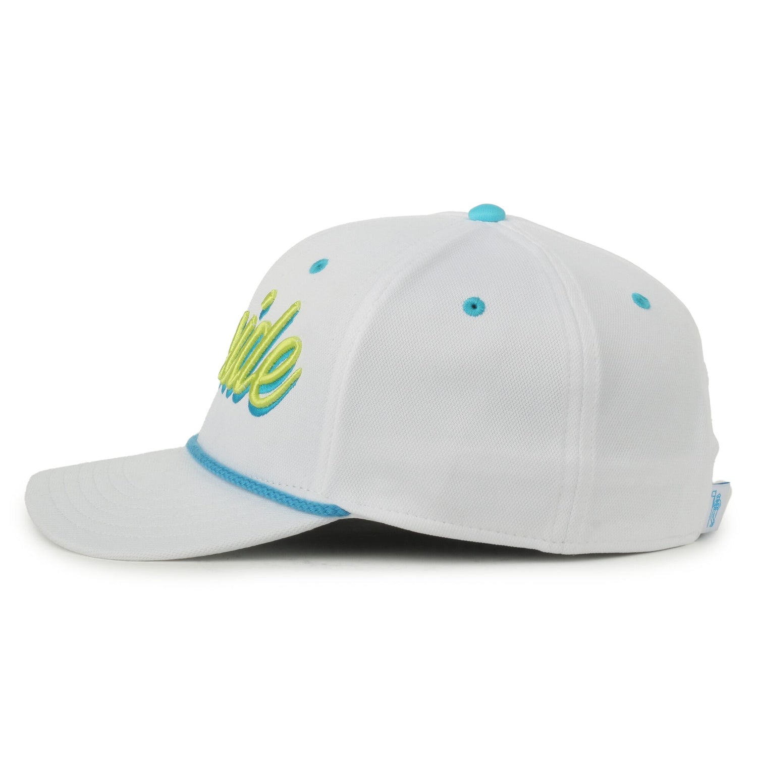 30A Seaside Beach White/Multi Rope Script Hat