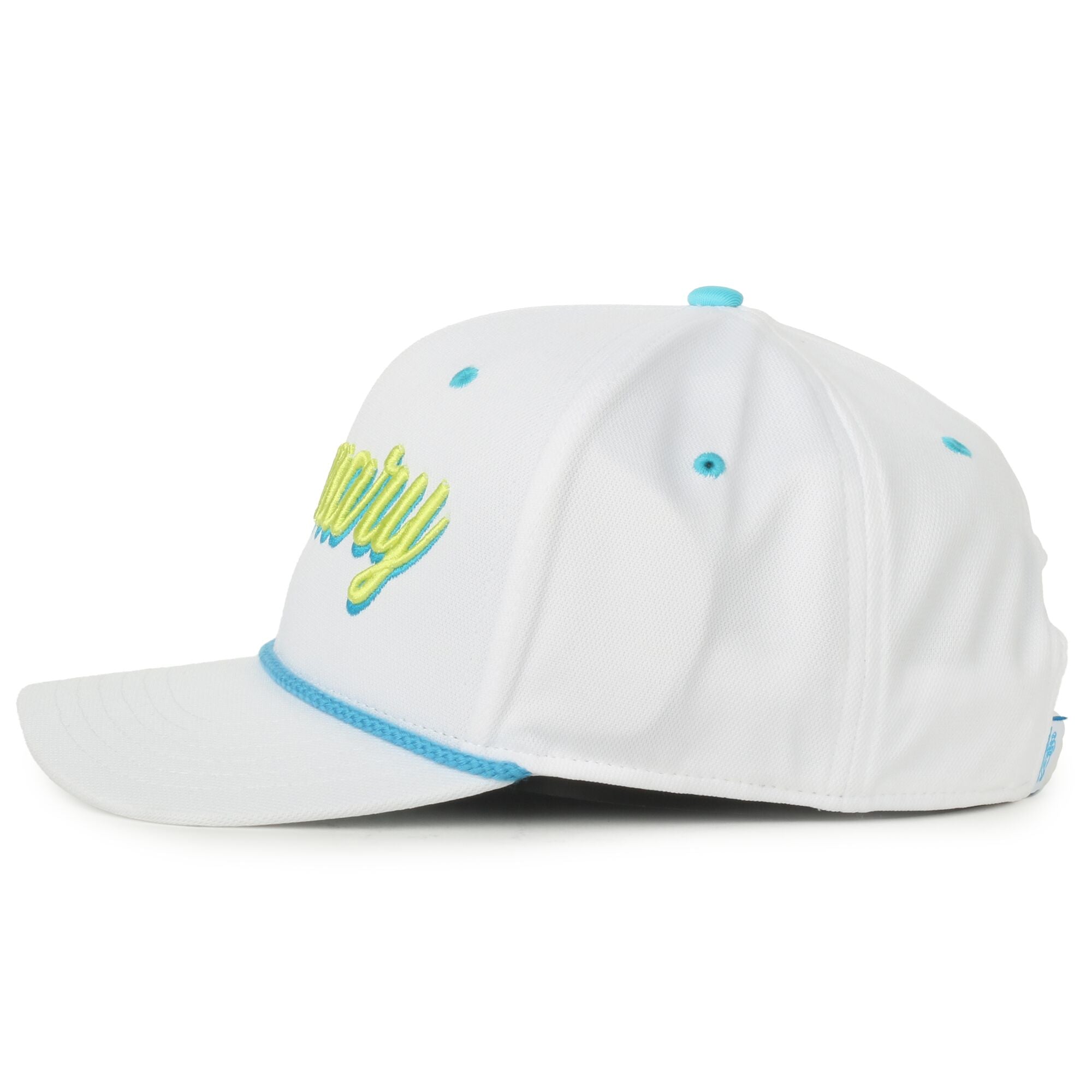 30A Rosemary Beach White/Multi Rope Script Hat