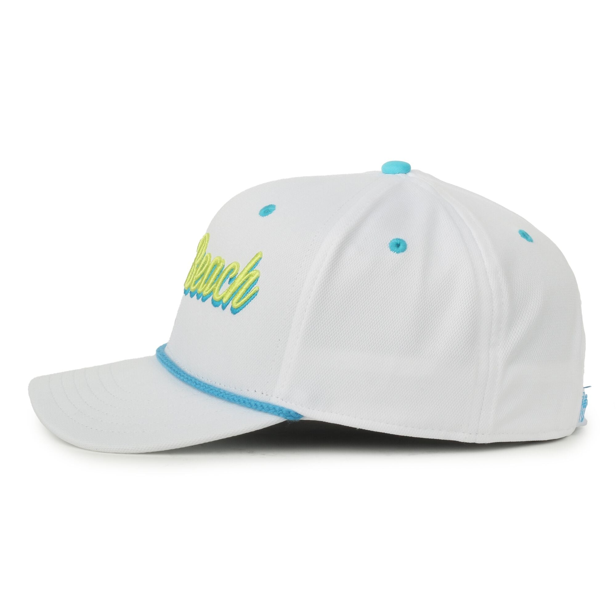 30A Alys Beach White/Multi Rope Script Hat