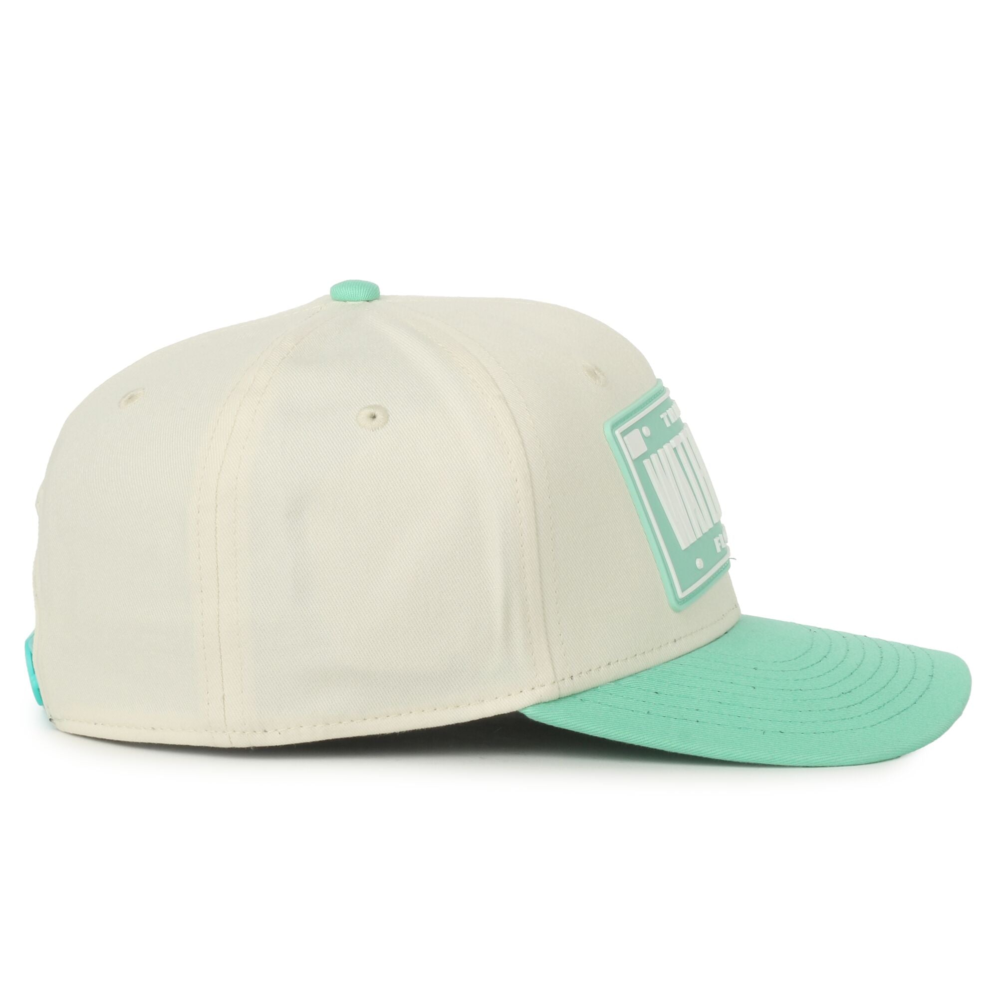 30A Watercolor Beach Mint/Cream License Plate Hat