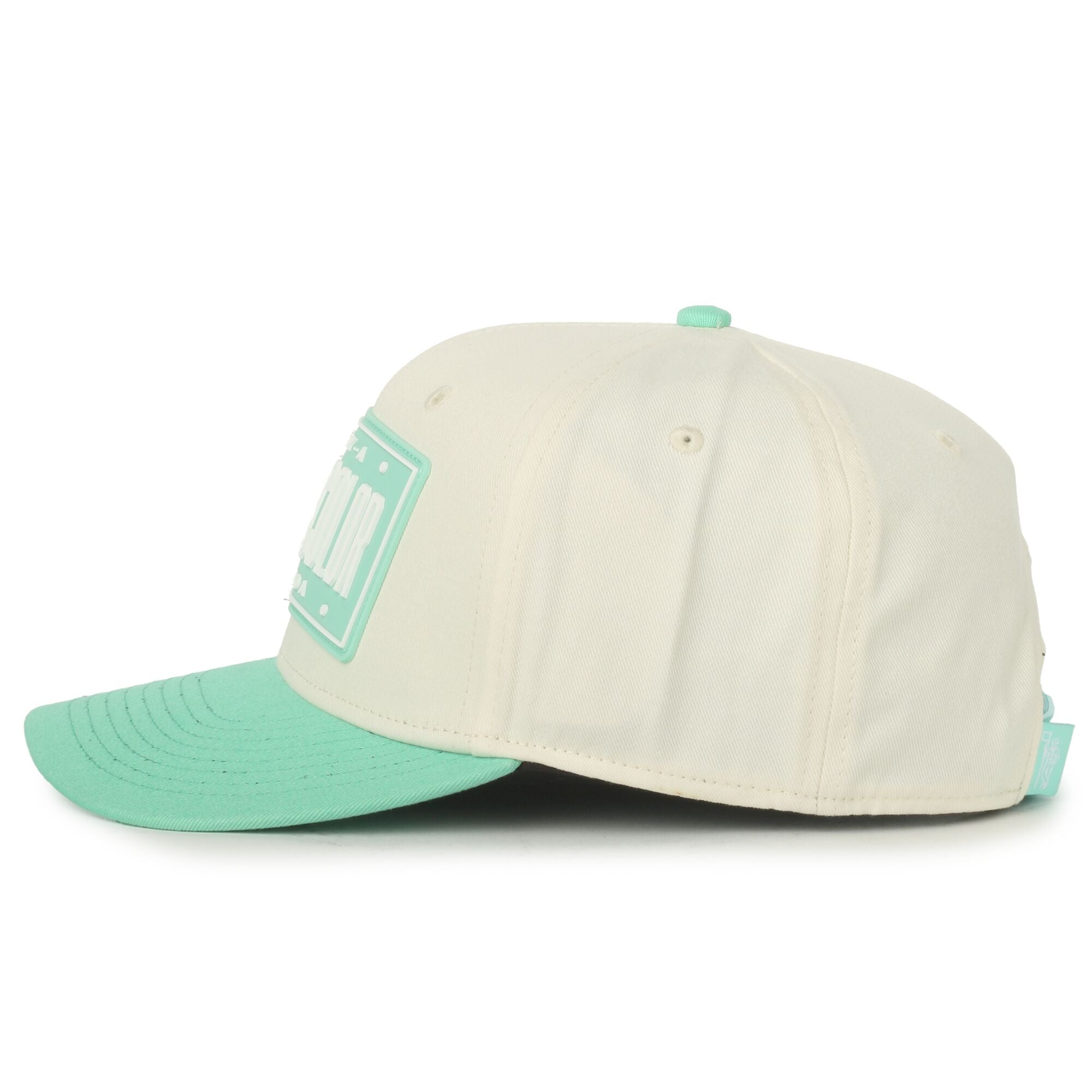 30A Watercolor Beach Mint/Cream License Plate Hat