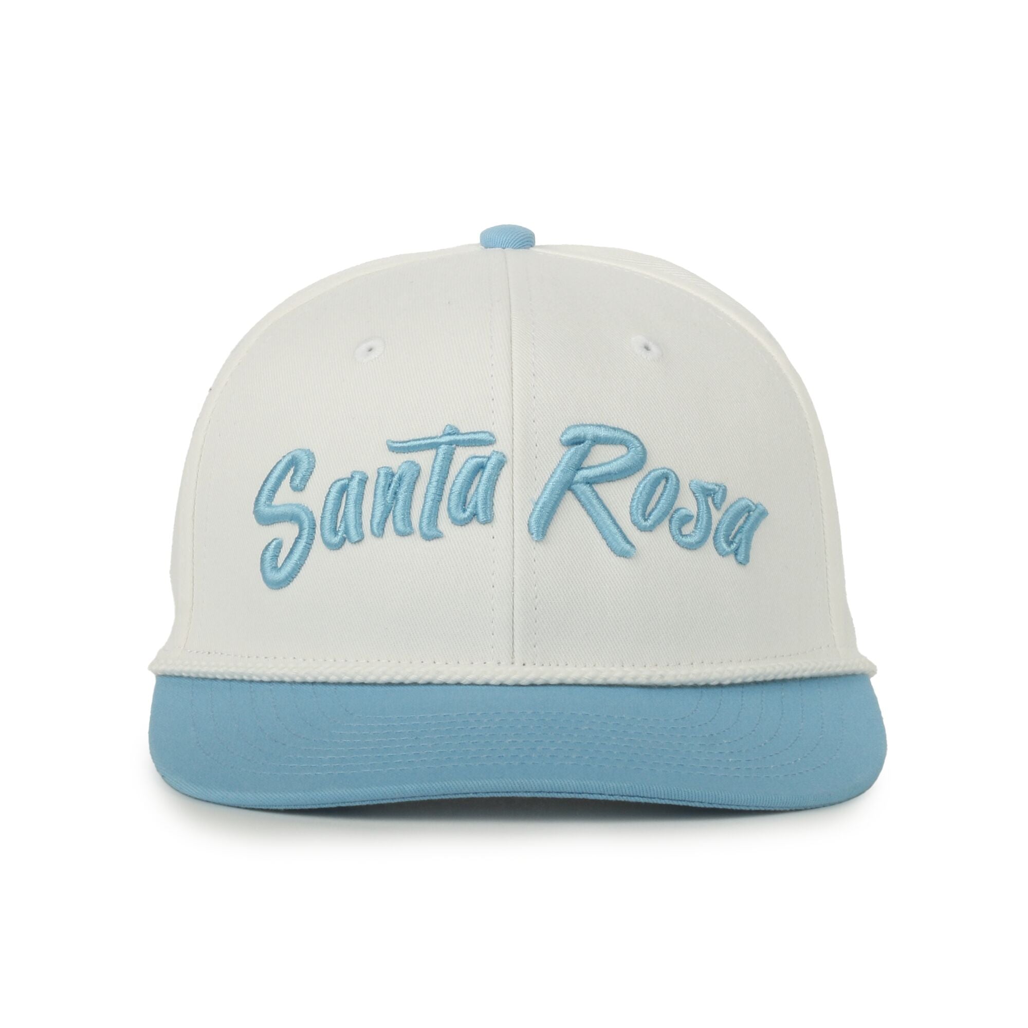 30A Santa Rosa Beach White/Blue Script Hat