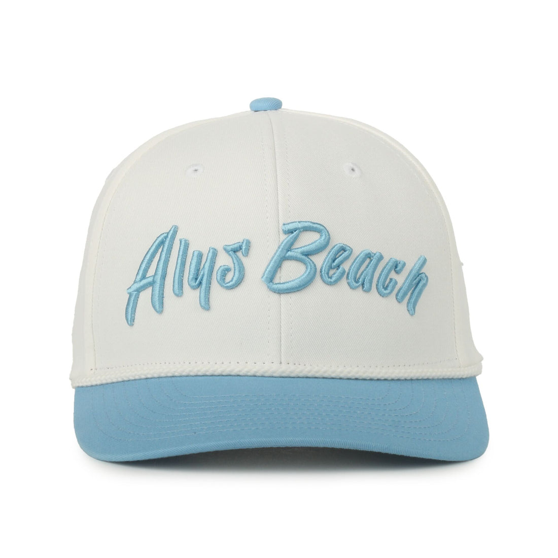 30A Alys Beach White/Blue Script Hat