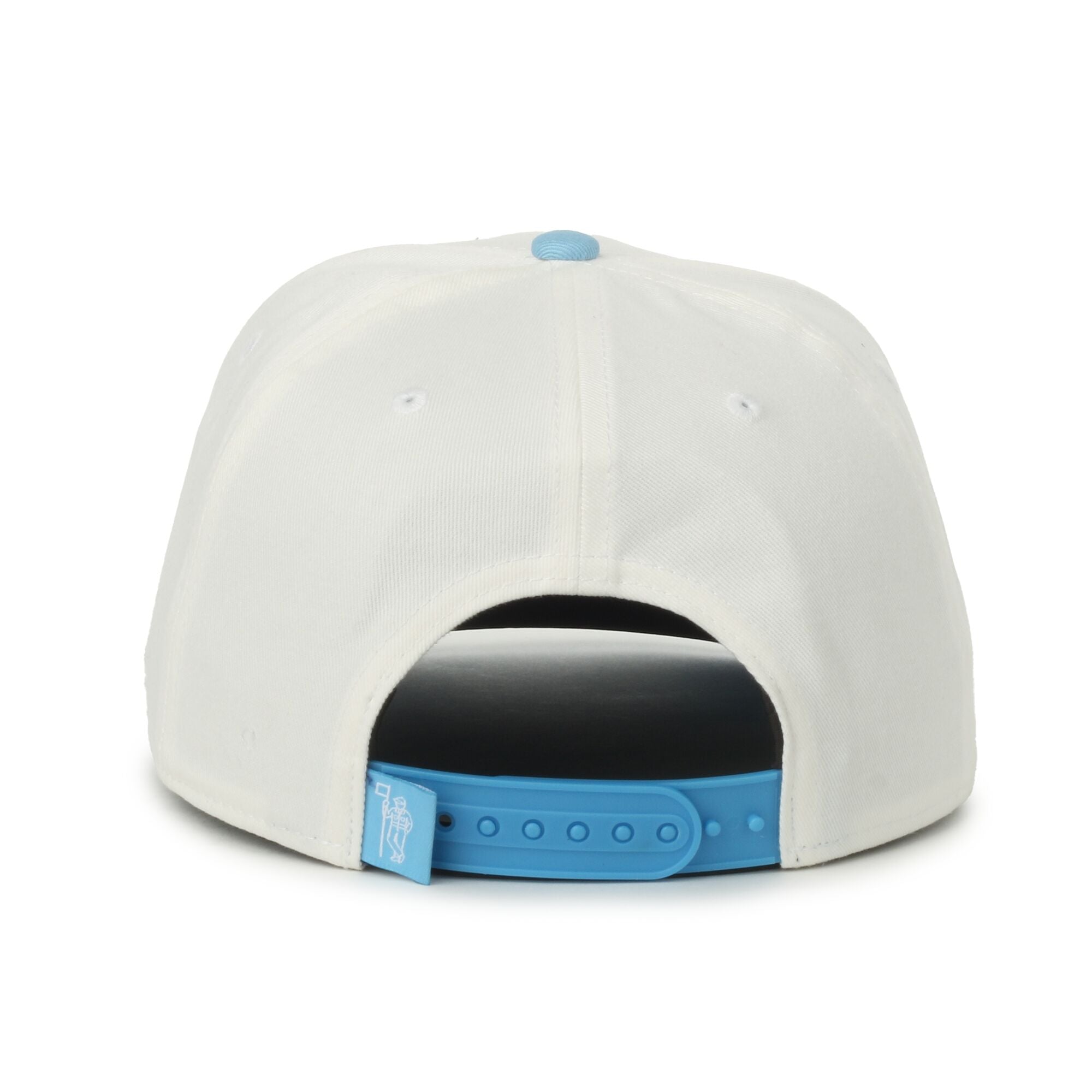 30A Seaside Beach White/Blue Script Hat