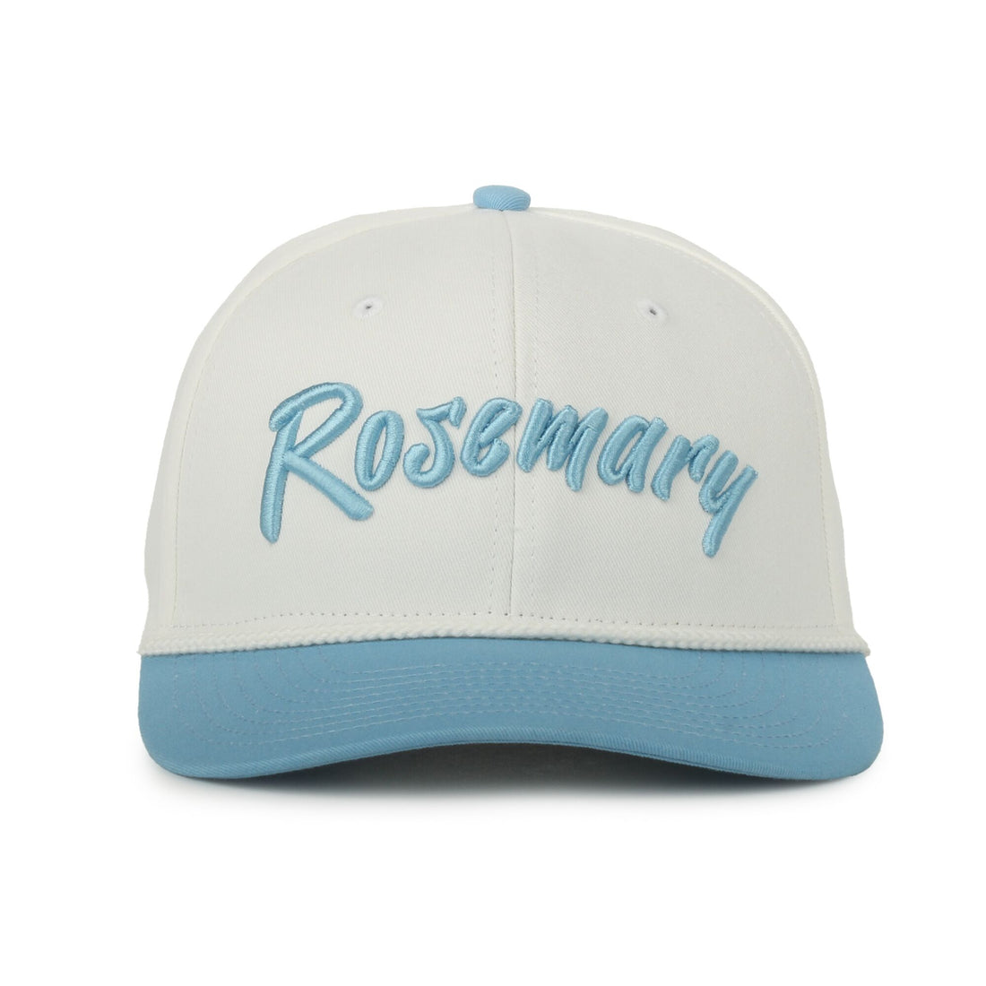 30A Rosemary Beach White/Blue Script Hat
