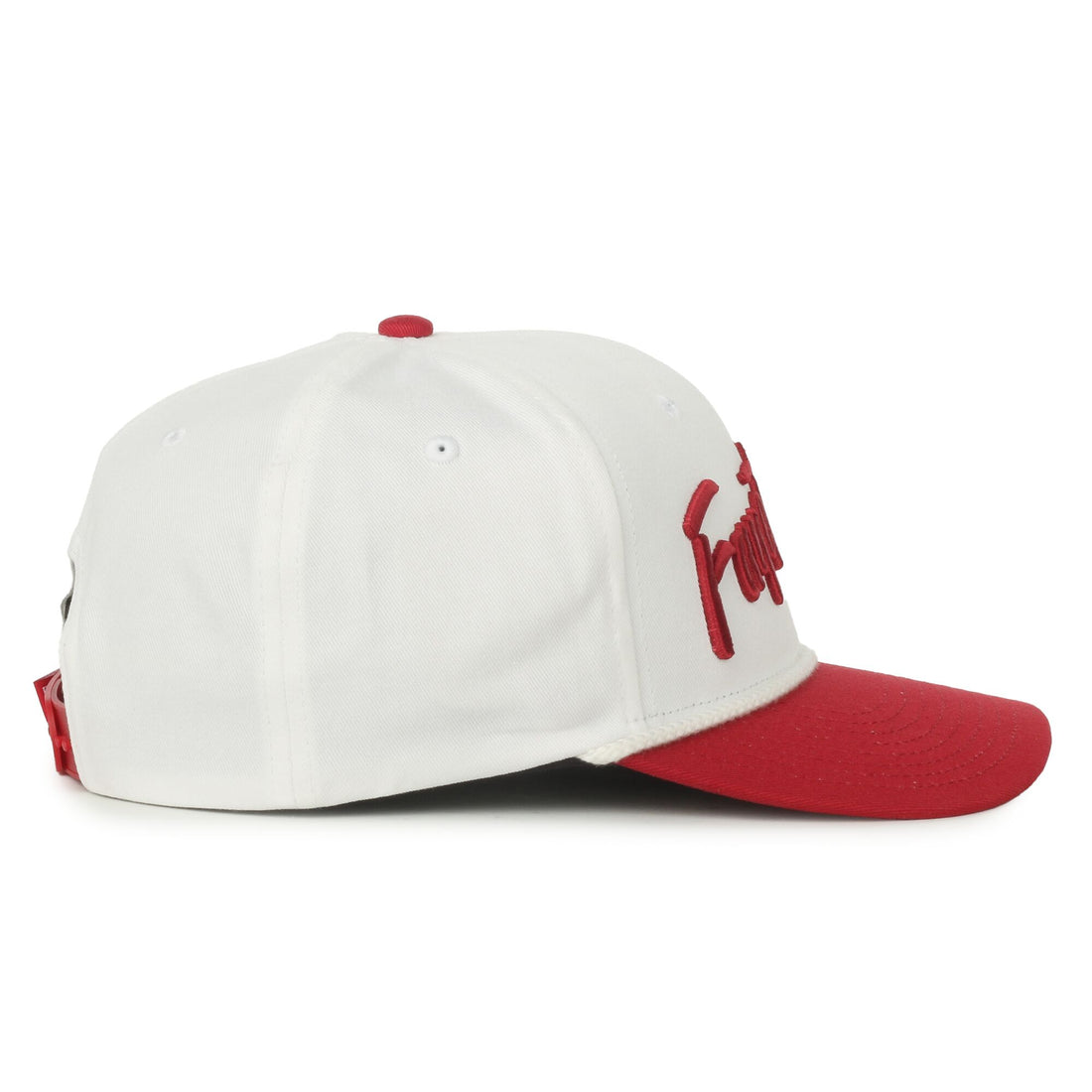 Fayetteville Arkansas Red/Cream Rope Script Hat