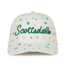 Load image into Gallery viewer, Scottsdale White Golf Hat with Logos
