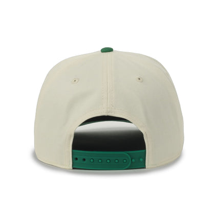 Scottsdale Khaki Golf Hat with Green Letters
