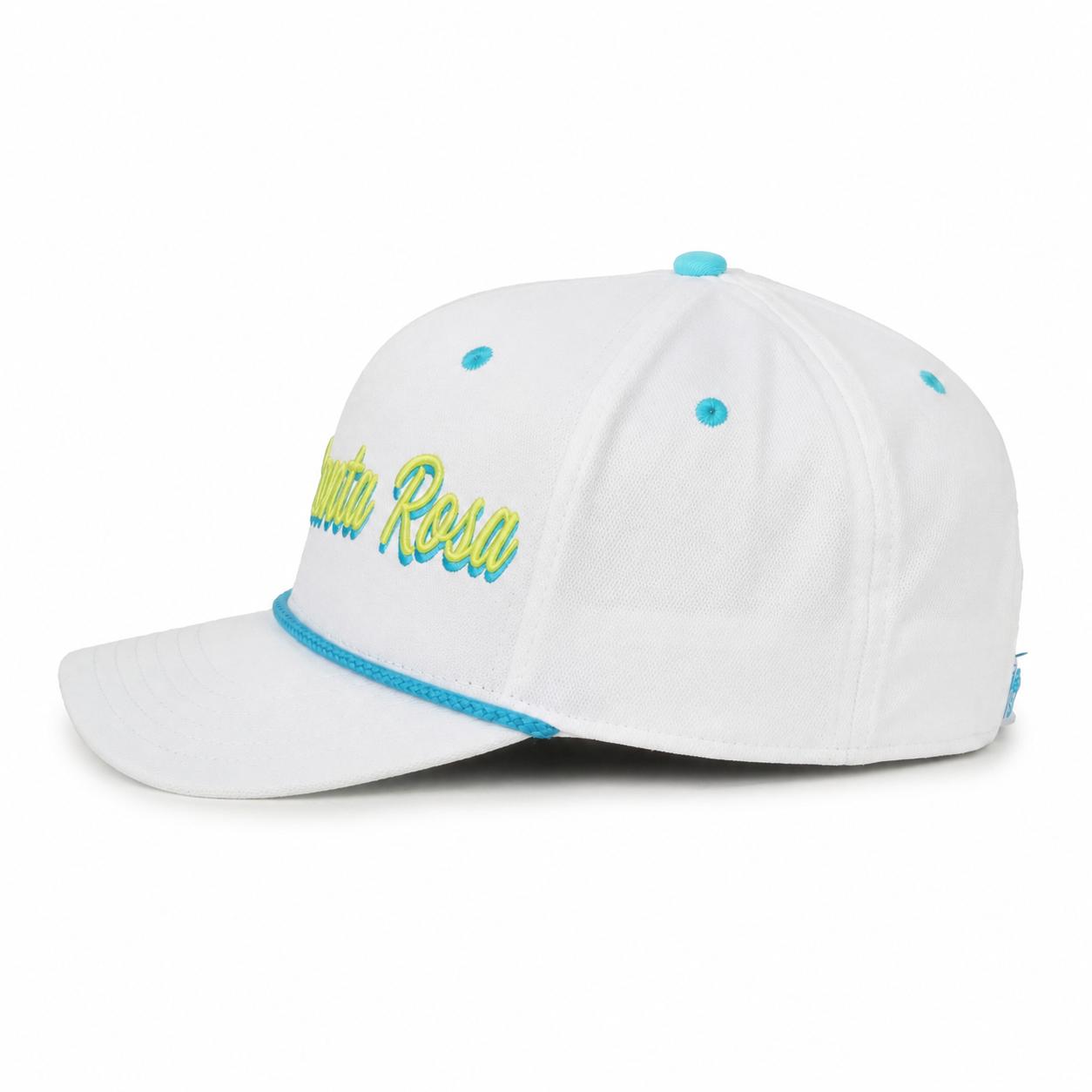 30A Santa Rosa Beach White/Multi Rope Script Hat