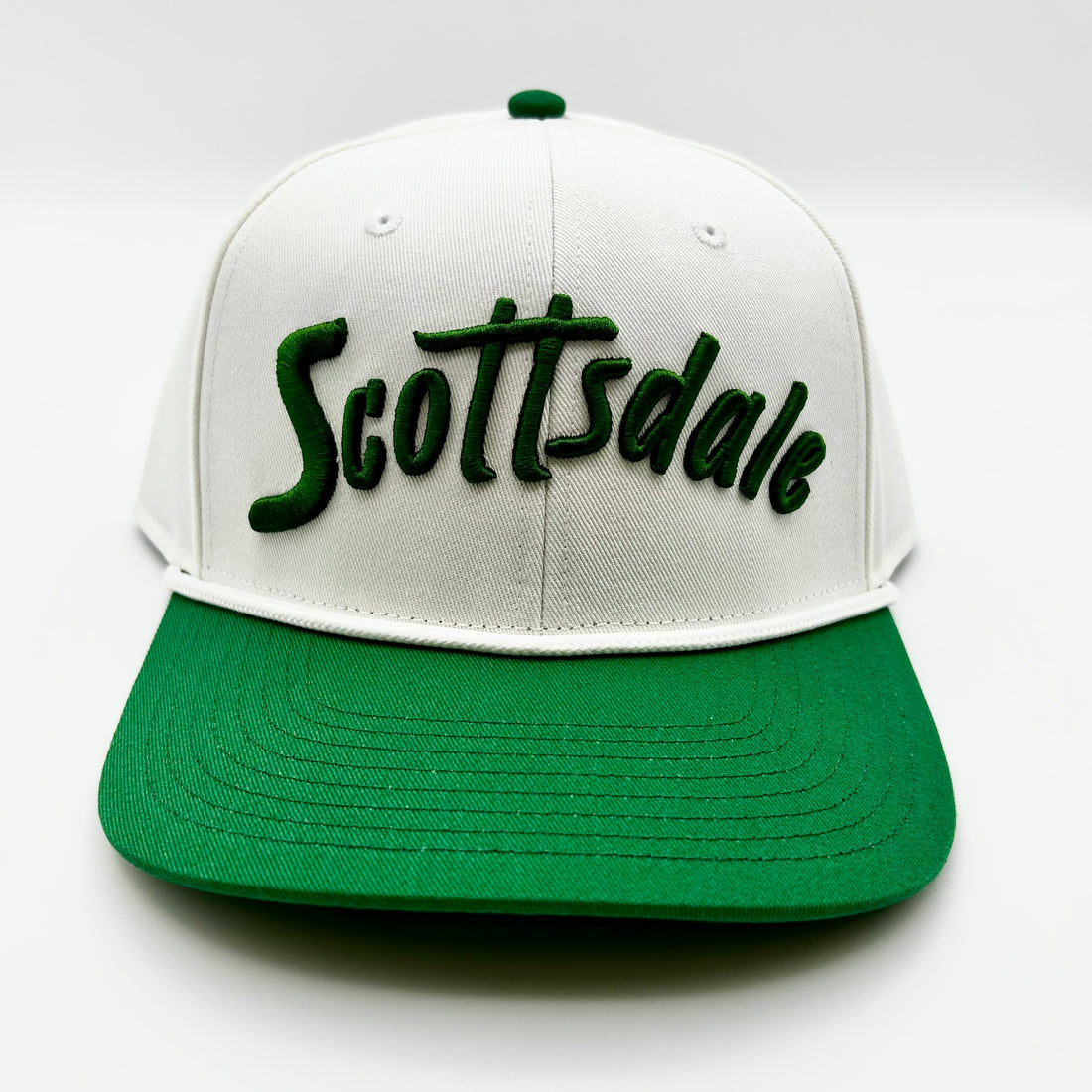 Fancy Scottsdale Green/White Hat
