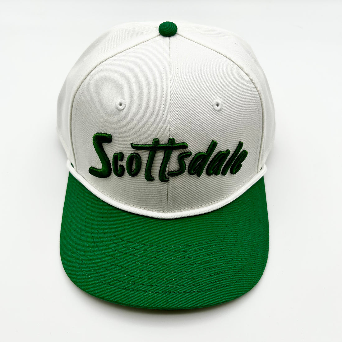 Fancy Scottsdale Green/White Hat
