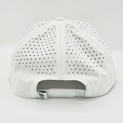 NWA 3D Puff White Snapback Hat