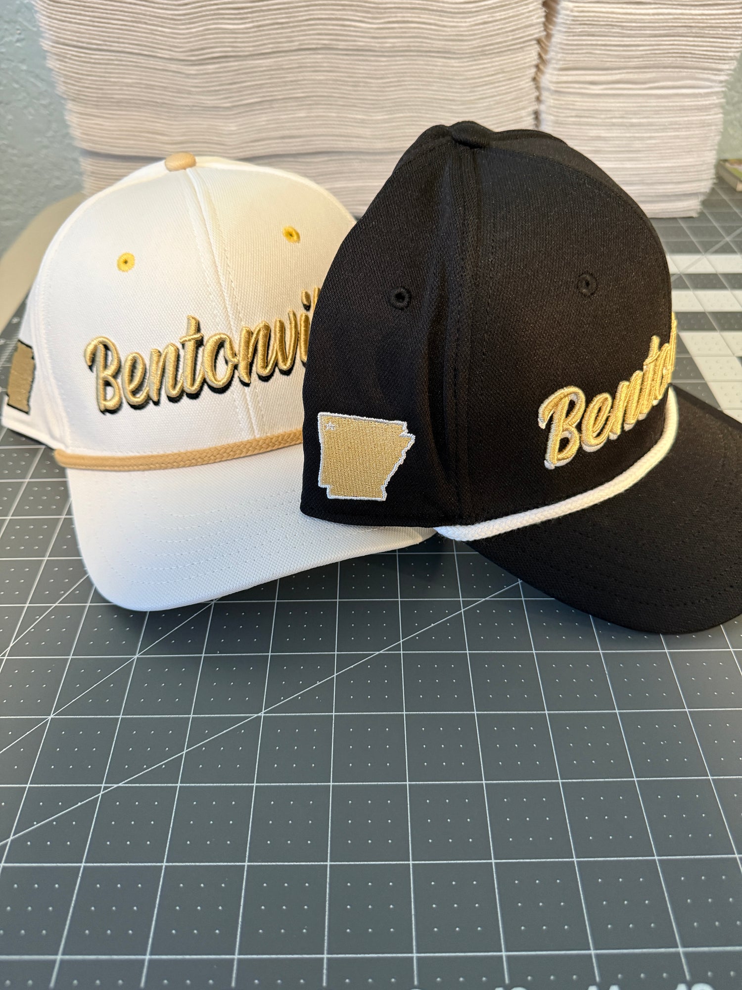 Bentonville Arkansas Tigers High School White Hat