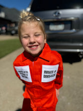 Load image into Gallery viewer, Kids Orange Caddie Uniform - Pre Order - Shipping in Mid October for Halloween
