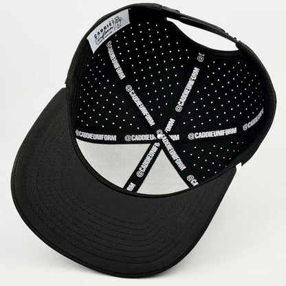 Dad Embroidered Black Snapback Rope Hat