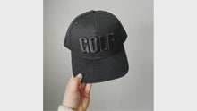 Load and play video in Gallery viewer, Black Mesh Golf Trucker Hat
