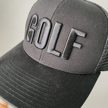 Load image into Gallery viewer, Black Golf Hat
